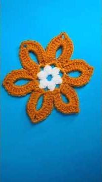 Flower doily pattern tutorial Round3 Crochet tableclothes Mandala design #crochet #doily #flower