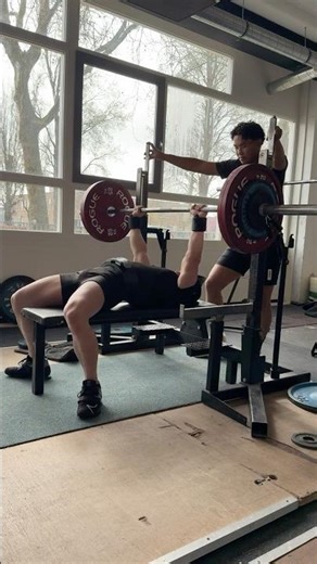 145kg (320lbs) comp bench PR at 72.5kg bodyweight (7 weeks out)