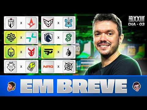 ESL PRO LEAGUE SEASON 23 STAGE 1 | DIA 3 - !socio - Siga @Gaules nas redes sociais!