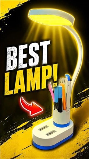 Best USB Desk Lamp with Pen Holder & USB Hub! 🤯💡 #Shorts