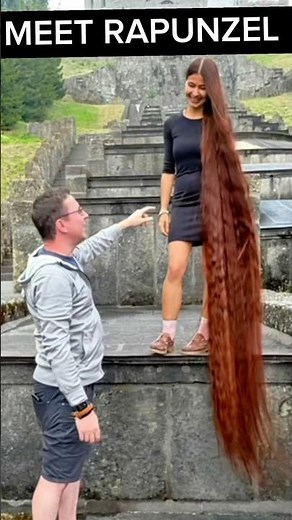 How l met real-life Rapunzel (PREVIEW)😍 #hair #realrapunzel #cheveux #aliia_more