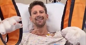 ‘A miracle he is alive’: Injured F1 driver Romain Grosjean speaks from hospital bed | The New Daily