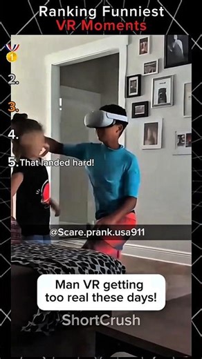 Ranking Funniest Virtual Reality Moments #shorts #best