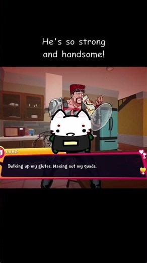 Luke Nukem is so handsome and strong! #dateeverything #dateeverythinggame #clips #gaming #funny