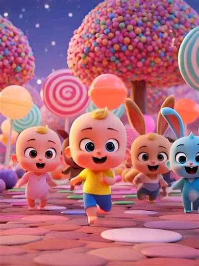 Cute Baby Cartoon Parade: A Fun 3D Adventure