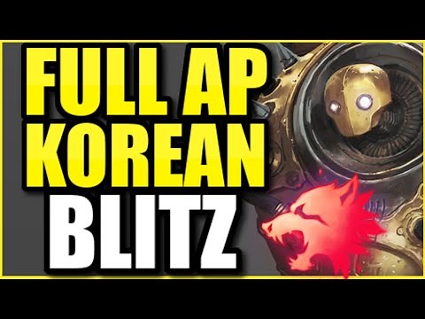 (ONE Q = ONE KILL!) THIS KOREAN FULL AP BLITZCRANK BUILD IS ABSOLUTELY GENIUS! BEST BLITZ SUPPORT
