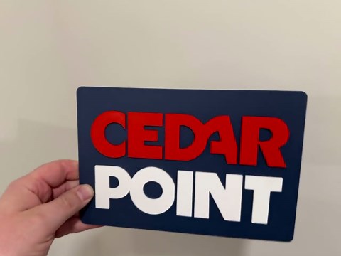 Cedar Point Retro Sign - Etsy