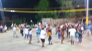 Outdoor Night Dance Party Celebration