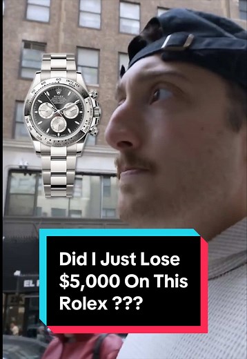 Did I just lose $5,000 buying this new white gold Rolex Daytona…?#rolex #watches #luxury #business