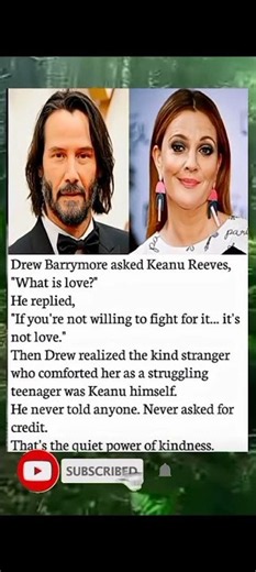 What Is Love? Keanu Reeves’ Powerful Answer ❤️