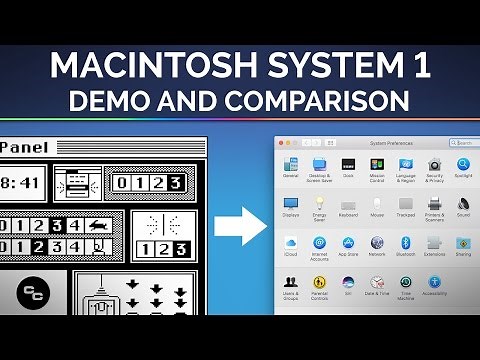 Macintosh System 1 (1984) - Demo and Comparison