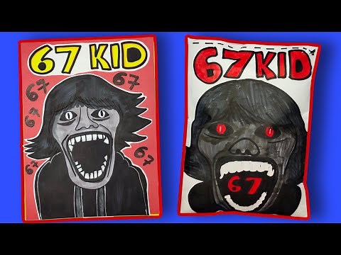 Making 6 7 KID ANALOG HORROR Game Book😨😱 ( + SCP-067 Kid Squishy) Full Game.. EVIL 67 KID Funk