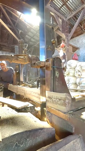 18K views · 92 reactions | good cooperation between workers as sawing wood | Sawmill & Woodworking | Facebook