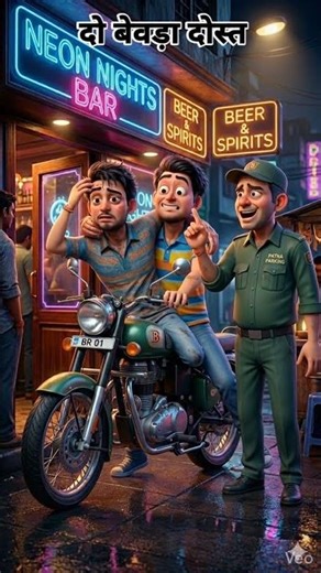 funny cartoon video of two drinkers