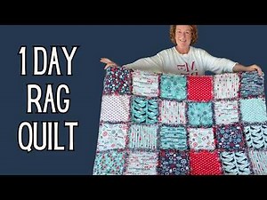 ❤️ Yes, You CAN Make This Rag Quilt in 1 Day! Full Tutorial