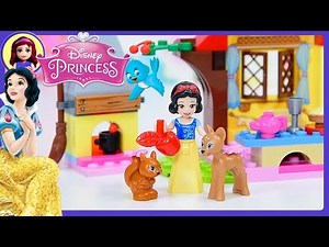 Snow White's Forest Cottage Lego Disney Princess Junior Set Build Review Silly Play Kids Toys