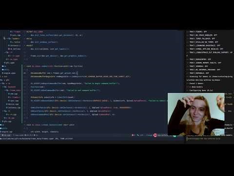 writing my own game engine (vulkan/c++) // my tears are zeros and ones 🌦️