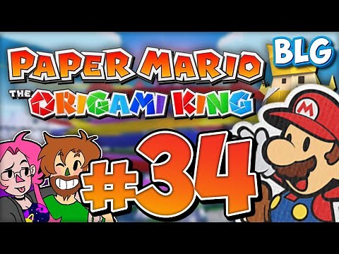 Lets Play Paper Mario: The Origami King - Part 34 - Professor Toad