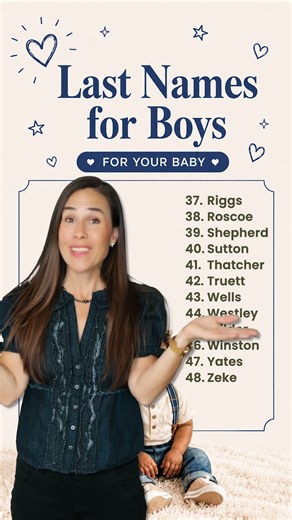 48 More Last Names for Boys You'll Love 👶 | Part 2