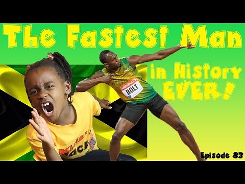The Fastest Man in History EVER! | Learn About Usain Bolt The Fastest Man in the World from Jamaica