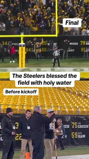 716K views · 8.2K reactions | Before tonight's Ravens-Steelers game, a priest blessed the field with holy water... In the same end zone that the Ravens missed a field goal as time expired. via NBC, JennaHarner11/X | NFL on FOX | Facebook