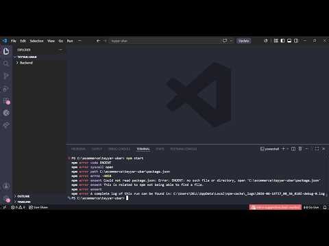 npm start Error Fix | ENOENT package.json | 2026