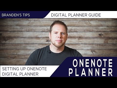 Setting up OneNote Digital Planner | #key2successplanner