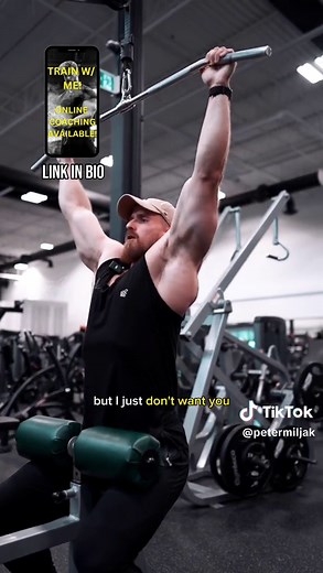 Overhand Wide Grip Lat Pulldowns - First be sure to anchor your knees using the knee pad to help keep yourself stable and butt down on the seat the entire time. If your knees don't touch the pads, I recommend stacking plates under your feet to elevate your legs so that they can be wedged under the pad. As you initiate the movement focus on driving elbows and shoulders down to the ground whilst keeping chest up high. Touching the bar to your chest is recommended, however not everyone has the mobi