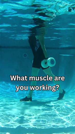 Working with foam dumbbells in the pool with buoyant resistance is the opposite of gravity and working with weighted dumbbells. Knowledge is power! The more you know, the more efficient you exercise.