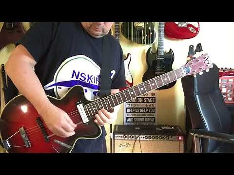 Vintage 1962 Eko Model 350 guitar demo