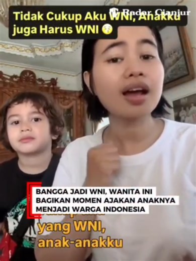 Seorang konten kreator asal Indonesia ini membagikan momen bahagia saat anaknya mendapatkan surat penting yaitu menjadi WNI dan bangga menjadi bagi bagian dari Warga Indonesia. Perempuan tersebut sekarang tinggal di Amerika Serikat dan asli dari Lubuk Linggau. Video: @milliealexander2