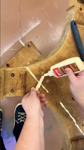 Antique TIGER OAK Table Restoration