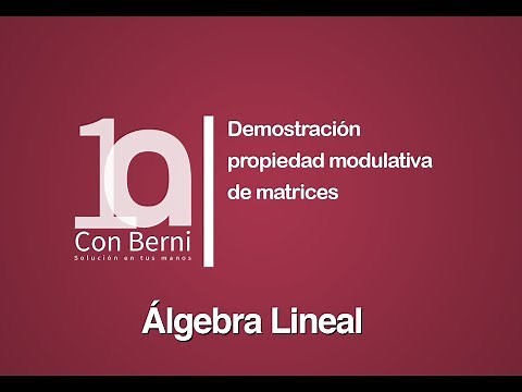 Demostración propiedad conmutativa de matrices