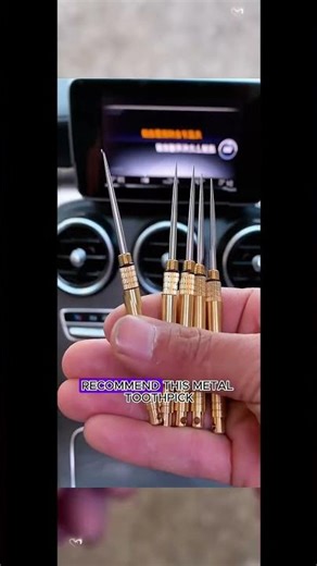 Reusable Metal Toothpick Keychain – Eco-Friendly & Portable!