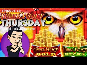 ★TIMBER WOLF THURSDAY!★ 🐺 [EP 10] QUEST FOR A JACKPOT! TIMBER WOLF TRIPLE POWER Slot Machine