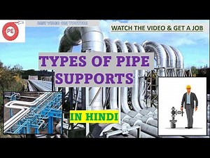 Types of Piping Supports| Pipe Saddle| Piping Hangers| Pipe shoe supports| primary pipe support|