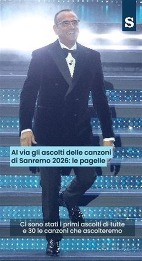 La Stampa | Ci sono stati i primi ascolti di tutte e trenta le canzoni che ascolteremo in gara all'Ariston di Sanremo dal 24 al 28 febbraio. Dalla pole... | Instagram