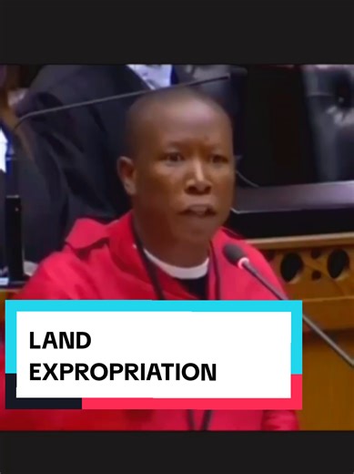 Understanding Julius Malema's Land Expropriation Speech