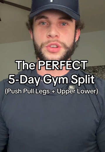 How to program the PERFECT 5-day gym split | Push Pull Legs Upper Lower | Best Exercises, Sets & Layout explained 📝 • Coaching Programs in Bio • Controlled Insanity - Code “Tristan” #workoutroutine #pushpulllegs #gymroutine #gymtok #fitness