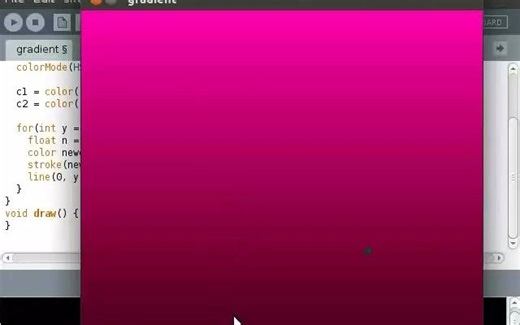 Processing快乐编程082 编写渐变色