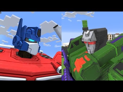 Transformers Part 3.1 : Encounter with Devastator - Minecraft Animation