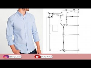 PART 1 - HOW TO MAKE A BASIC MEN'S LONG-SLEEVED SHIRT DESIGN + FREE PATTERNS