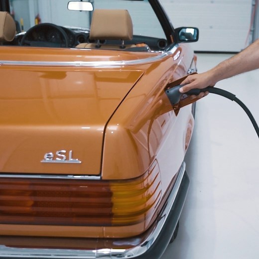 Monceau Automobiles on Instagram: "Meet the electric Monceau Automobiles R107! This classic beauty is all about exceptional driving, zero maintenance, and great torque. With its iconic design and powerful electric engine, the R107 delivers a driving experience like no other."