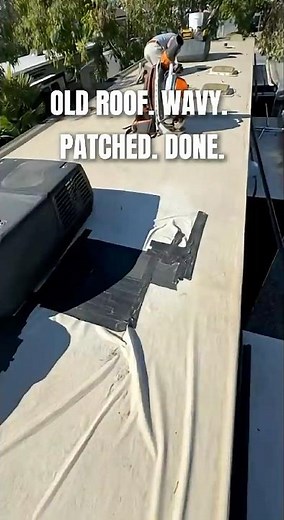 PVC RV Roof — Complete Before & After