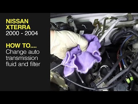 Changing auto transmission fluid on a Nissan Xterra (00-04), Pathfinder (96-04) or Frontier (98-04)