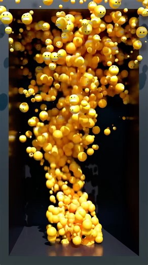 Smile!! #noai #3danimation #houdini #pyrosim #dailyrender