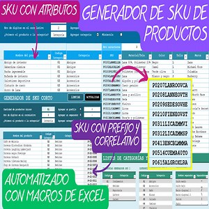 GENERADOR DE SKU DE PRODUCTOS EN EXCEL - Ludus - Excel Power | Hotmart