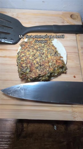 Any suggestions on recipes?? Yes it tasted horrible buuuuuut as I was making it I was so confused as to how it was going to become firm like a burger but now I get it. So I need to find the proper recipe to make it actually taste good :) #food #vegan #foodie #foodtiktok