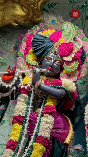 🌸Today’s Special Darshan 8 July 2026🌸Sri Sri Radha Madhava Mandir ISKCON Attapur #iskcon #darshan