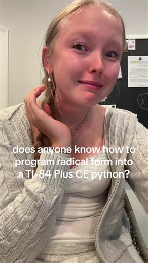 Cómo programar la forma radical en TI-84 Plus CE